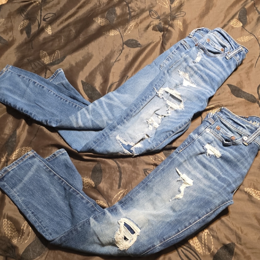 American Eagle Outfitters Men's Slim Jeans - Blue